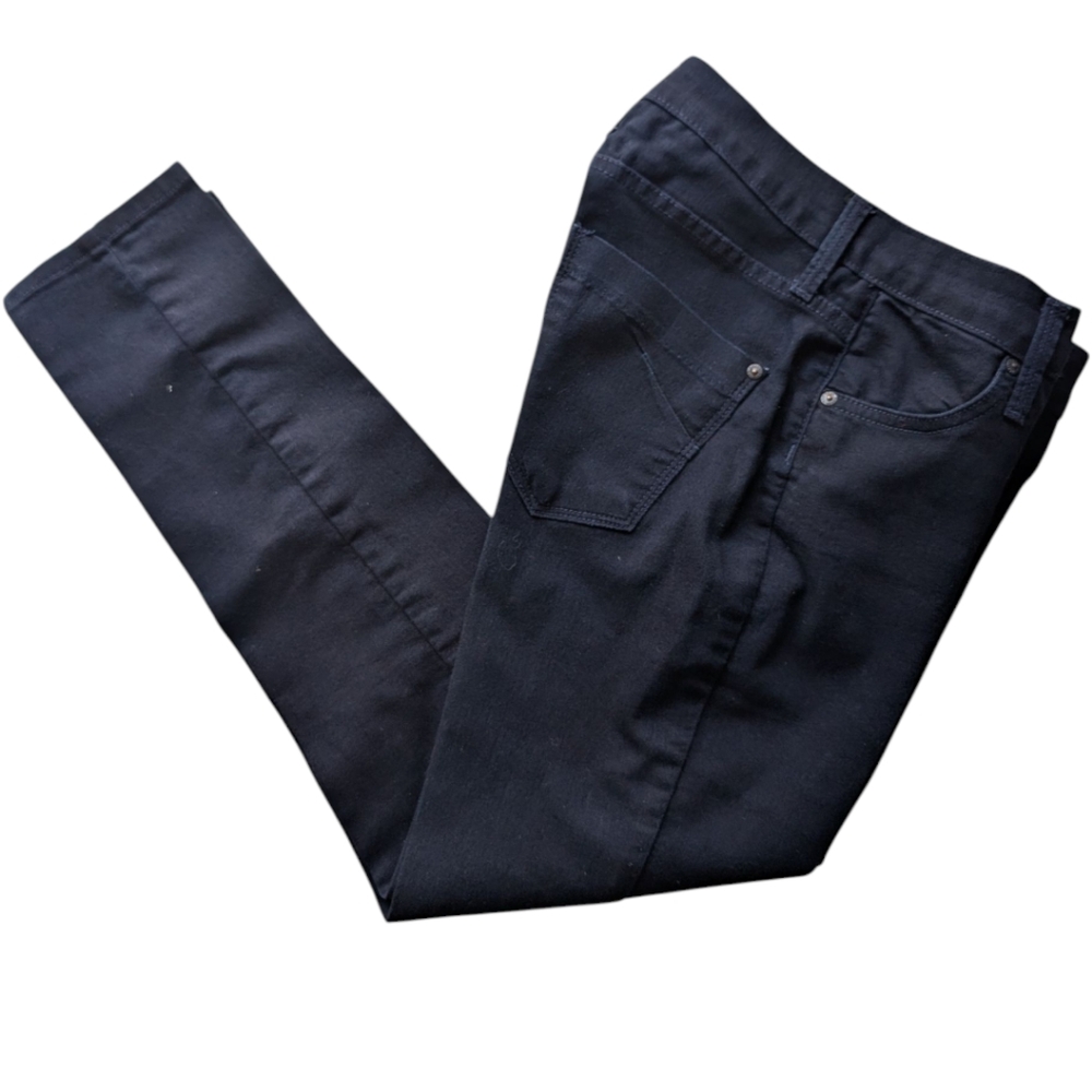 Consigned - James Jeans Twiggy Crop Dark Blue Skinny Jeans